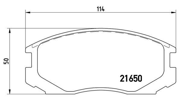 MAGNETI MARELLI Комплект тормозных колодок, дисковый тормоз 363700454015